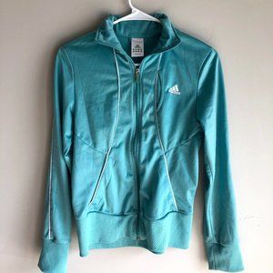 Vintage Blue ADIDAS windbreaker/ running jacket